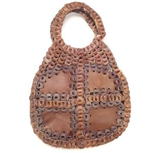 Vintage | Looped Chain Leather Tote Bag